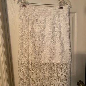 Meraki Lace overlay skirt